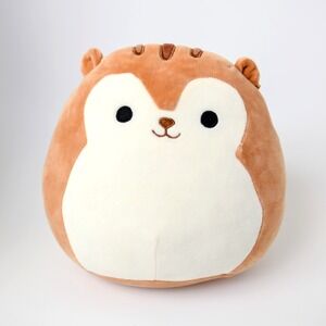 Original Sawyer Squirrel Squishmallow 8"‎ Tall Brown Soft Plush Stuffed Animal